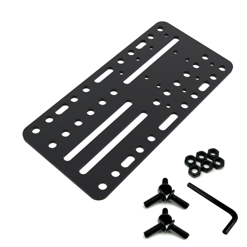 Universal Desk/Chair Mount Bracket Plate for USB Handbrake, SIM Racing Shifter
